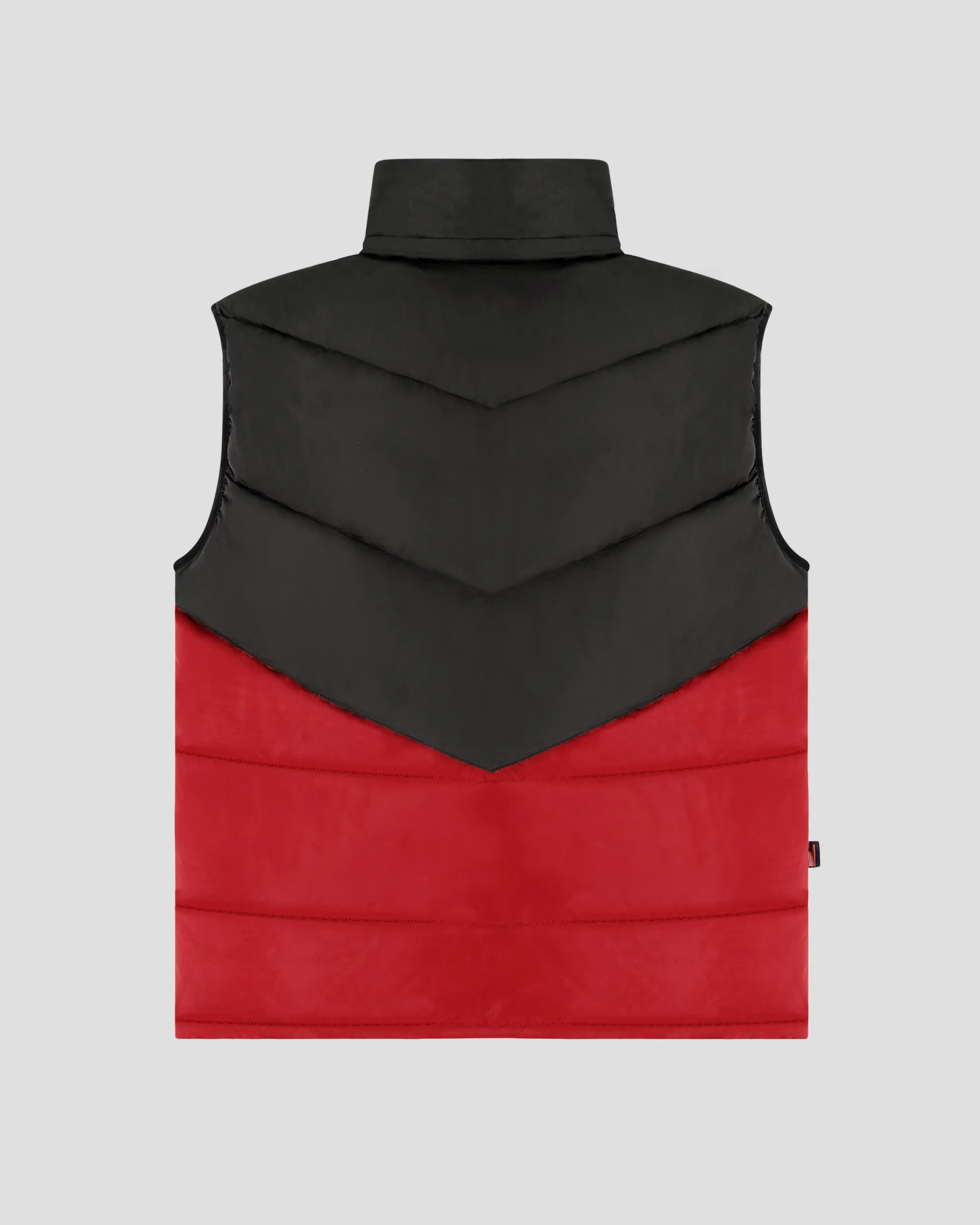 SG Puffer Vest - Black   Red