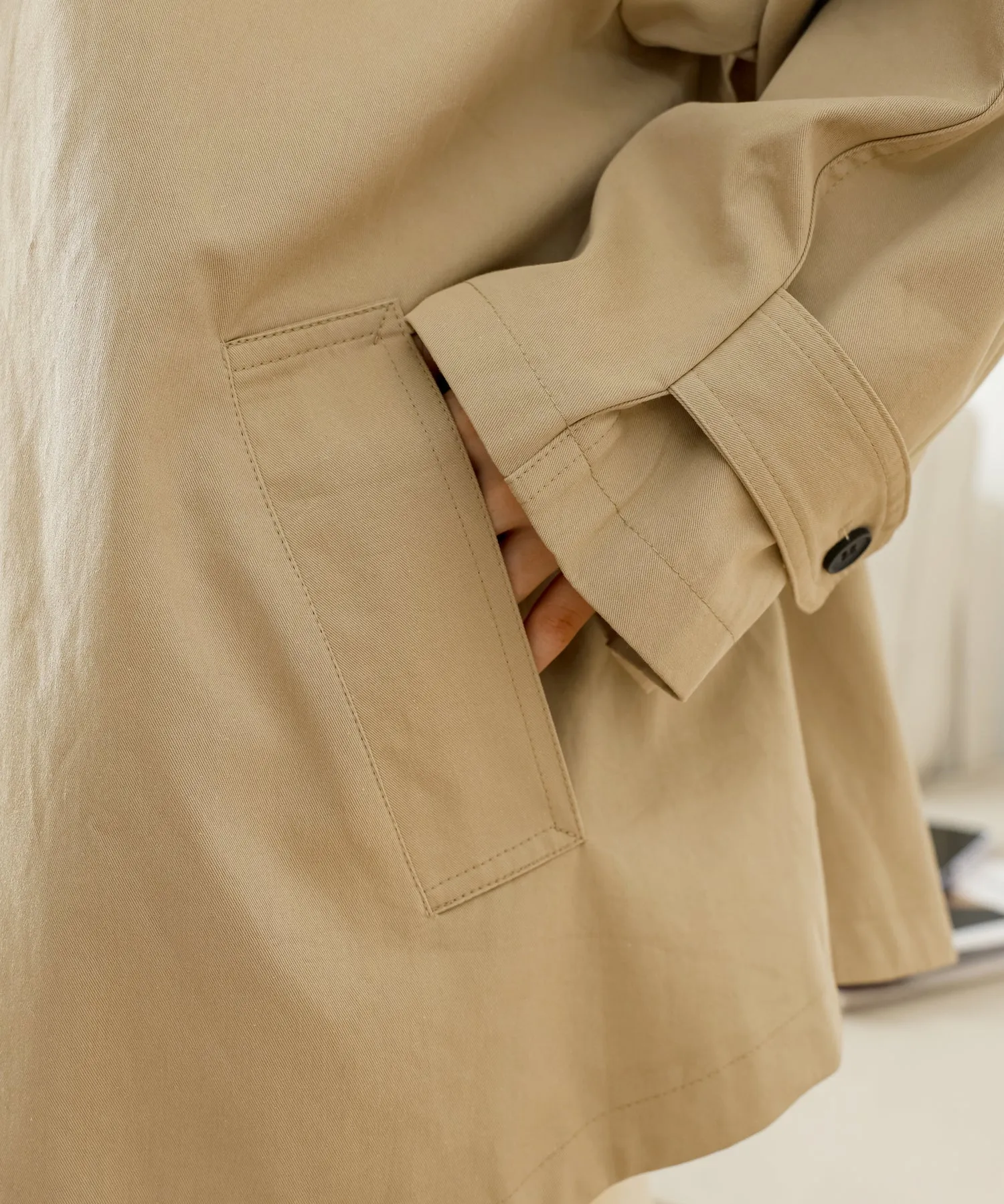 short trench coat