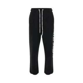 Side Logo Sweatpant in Black/White