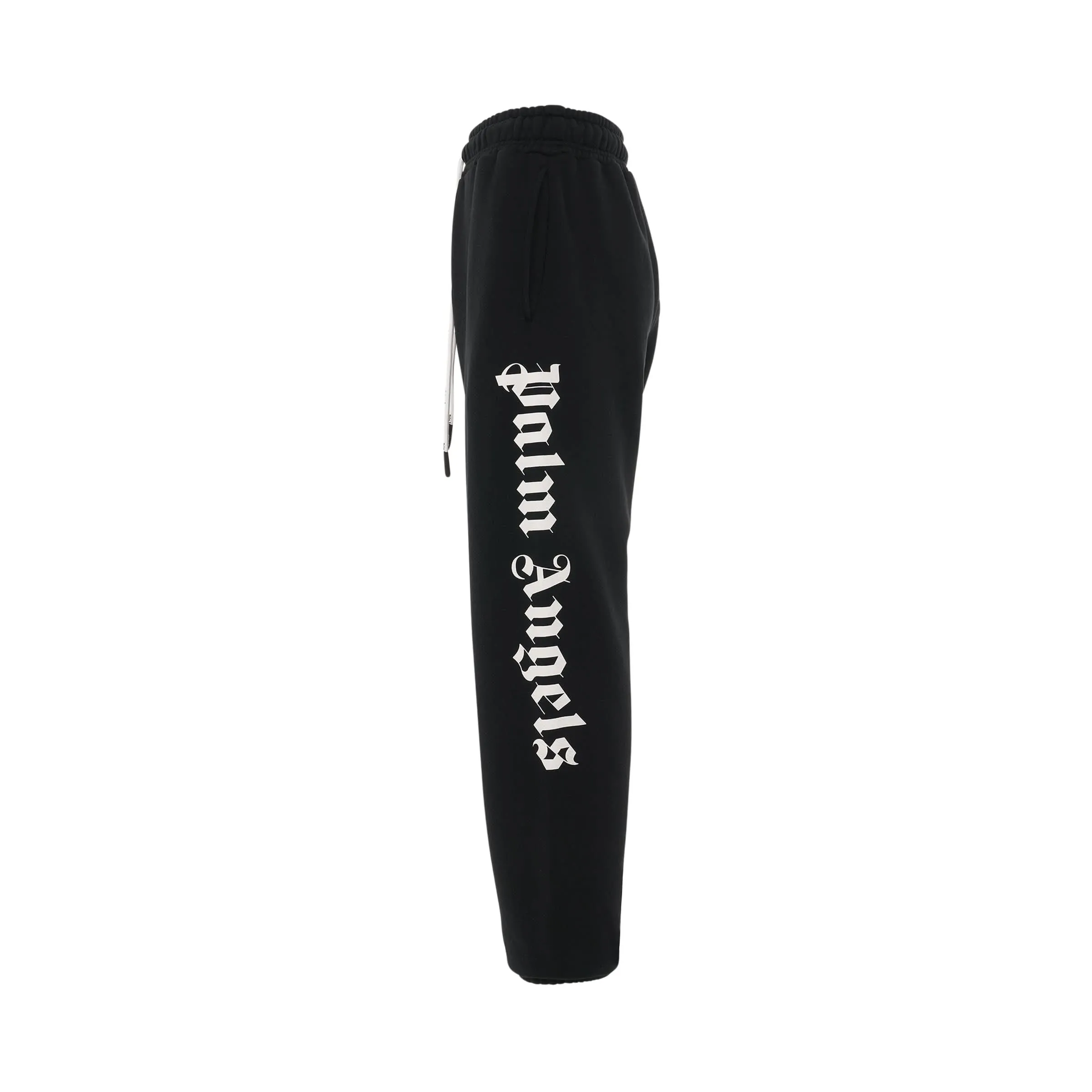 Side Logo Sweatpant in Black/White