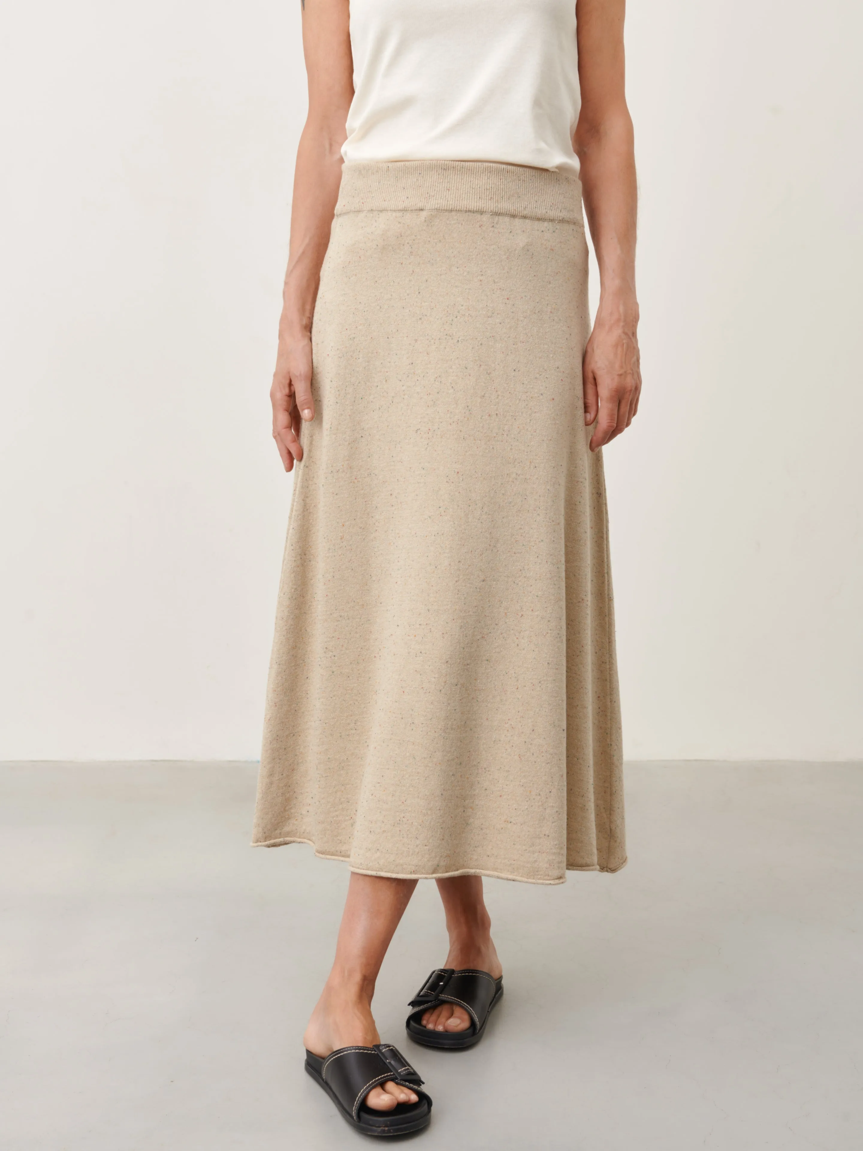 Skirt Holli | Beige Melange