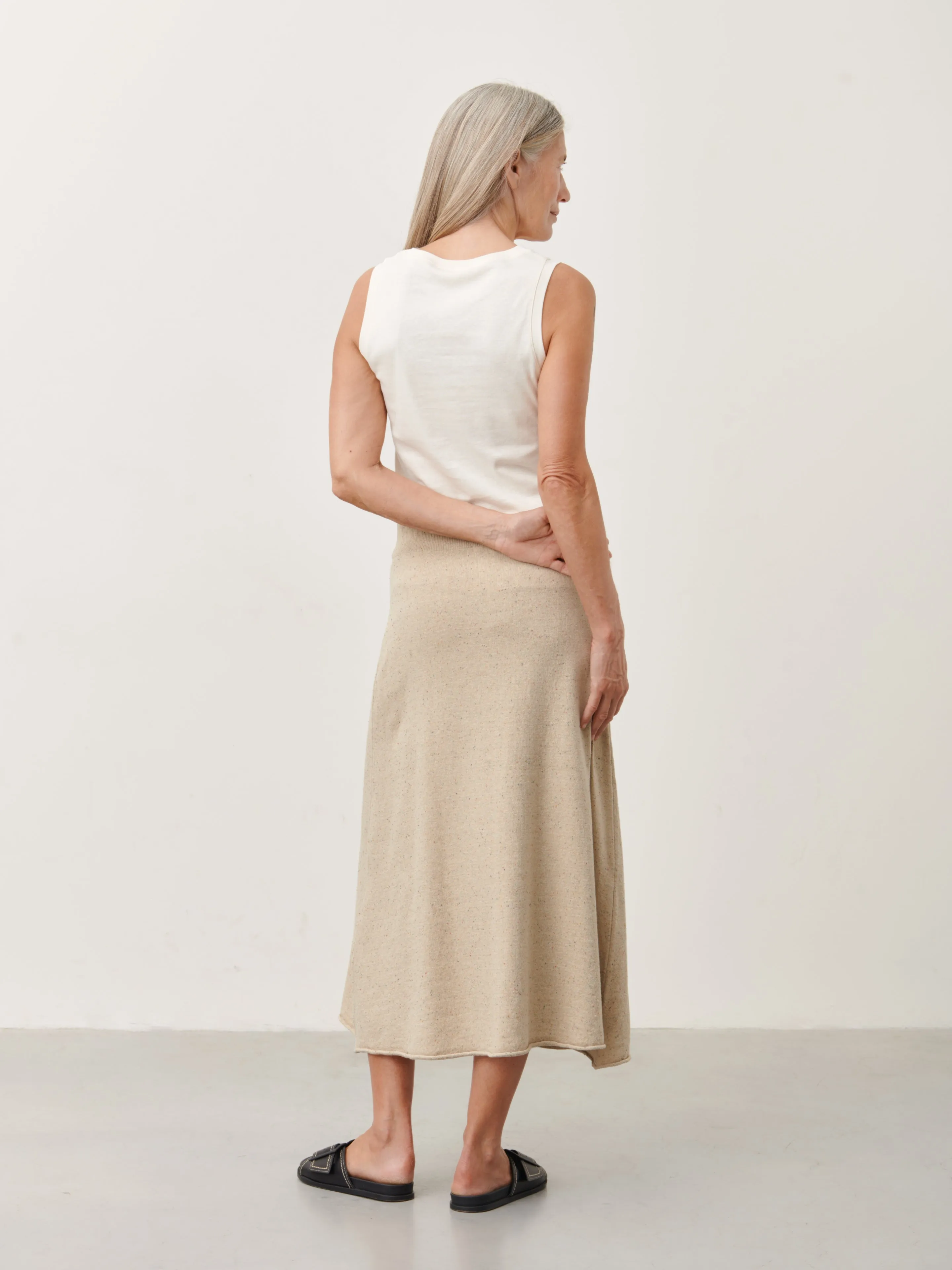 Skirt Holli | Beige Melange