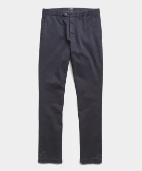 Slim Fit Tab Front Stretch Chino in Navy