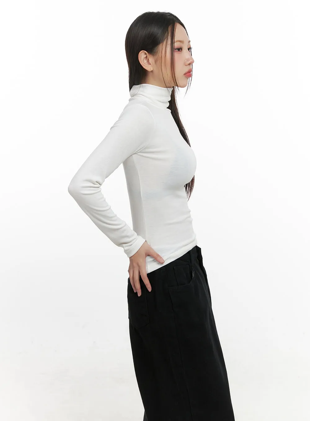 SlimFit Turtle Neck Top CN415