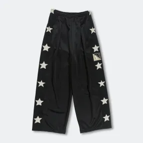 Smooth Jersey Stantman&woman Baggy Track Pants - Black