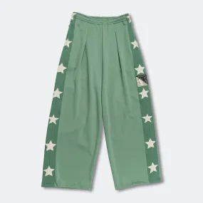 Smooth Jersey Stantman&woman Baggy Track Pants - LightGreen