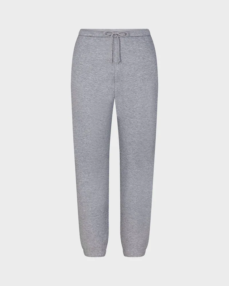 Soft Stretchy Tapered Drawstring Lounge Pants