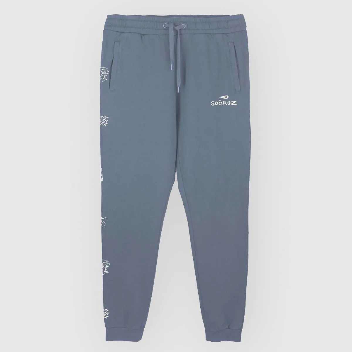 SOORUZ Sweatpants SESSION Men מכנסי כותנה ארוכים בצבע כחול