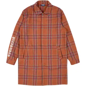 SOUL PLAID TRENCH (Orange)