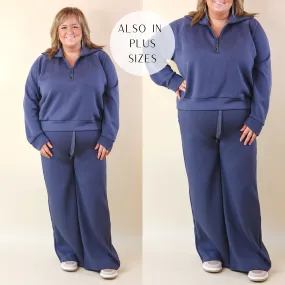 SPANX | AirEssentials Wide Leg in Dark Storm (Heather Navy)