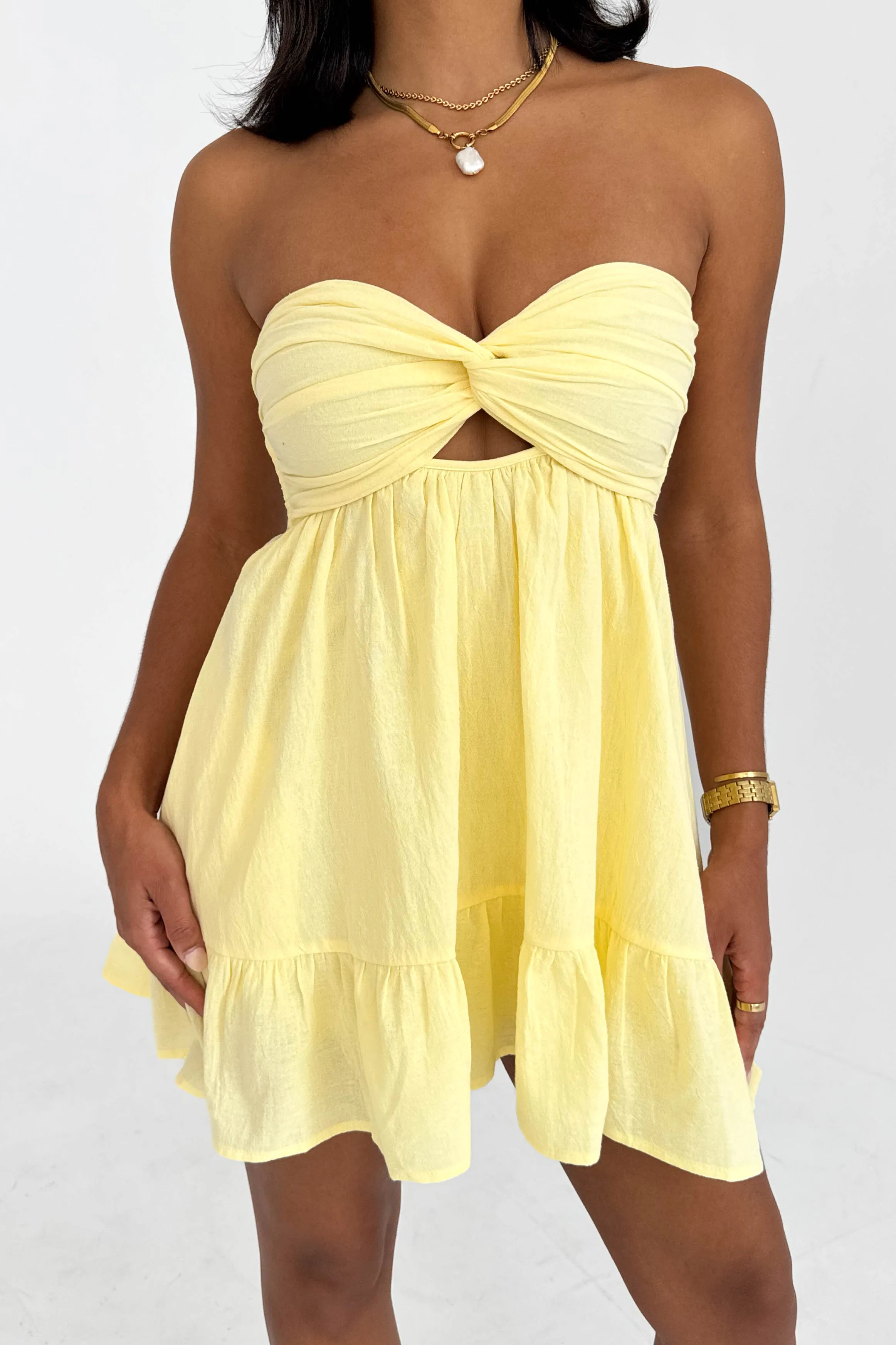 Summer Breeze Dress in Yellow