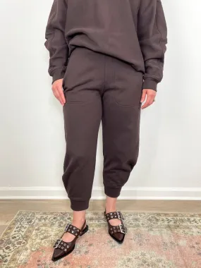 Sweatshirt Program Calder Sweatpant(Long) in Brown