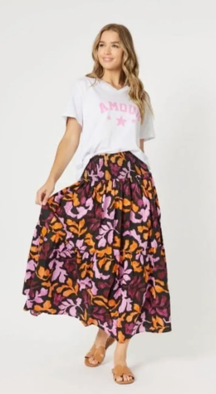 Tara Print Skirt