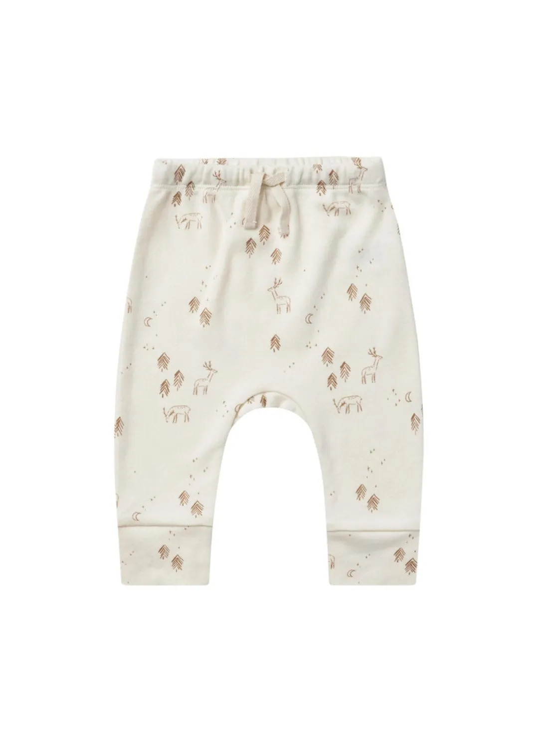 The Drawstring Pant by Quincy Mae - Ivory - BABY