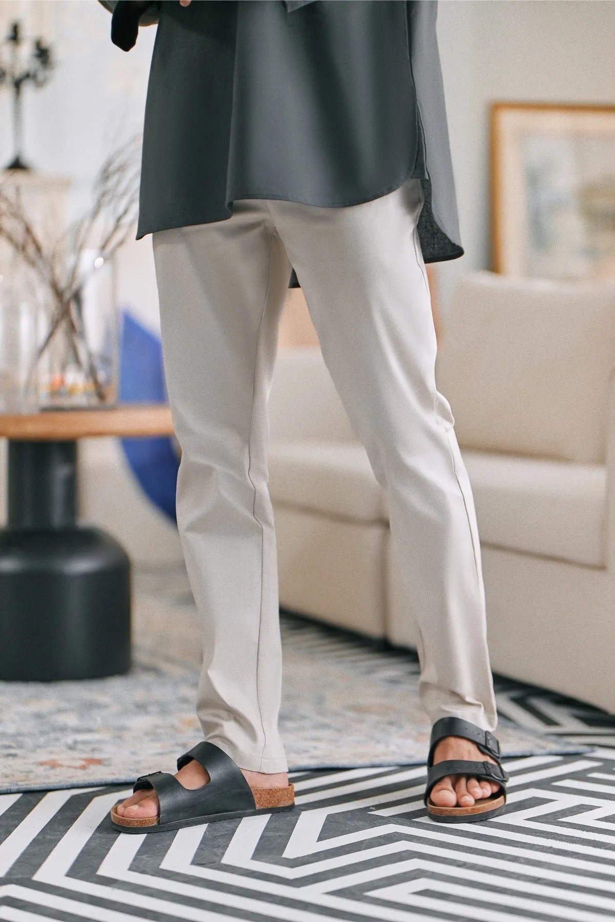 The Perfect Men Slim Fit Pants - Champagne