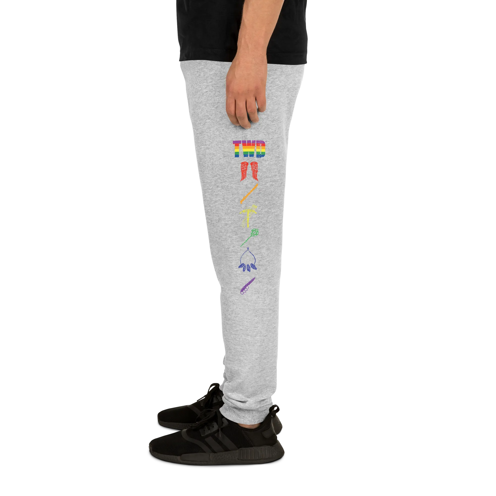 The Walking Dead Pride Icons Stack Adult Fleece Joggers