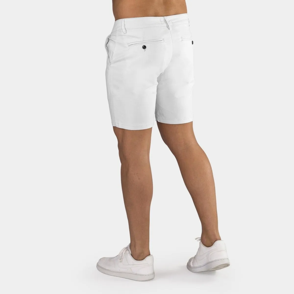 Ultra-Stretch 7" Chino Shorts - White