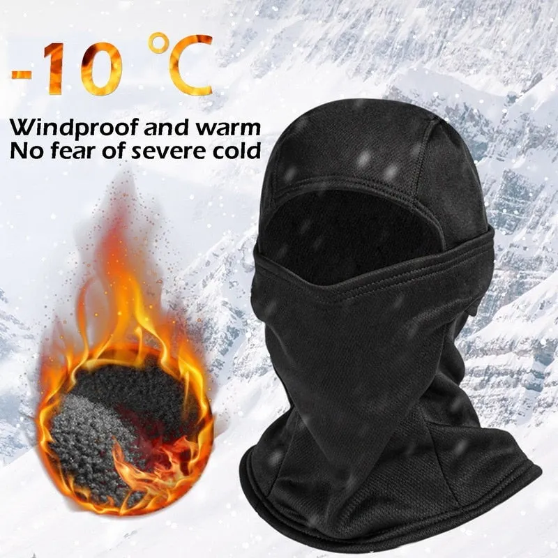 Unisex Winter Fleece Tactical Military Warm Balaclava Outdoor Hunting Cycling Hiking Ski Scarf Windproof Face Mask for Men Women