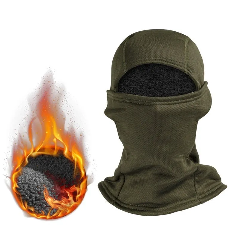 Unisex Winter Fleece Tactical Military Warm Balaclava Outdoor Hunting Cycling Hiking Ski Scarf Windproof Face Mask for Men Women