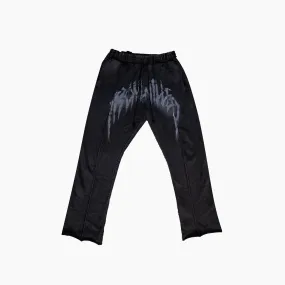 VICIOUS PLEATED SWEATPANTS - BLACK