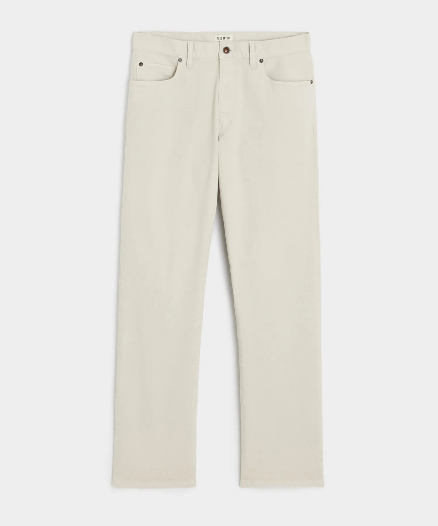 Vintage Straight Fit 5-Pocket Chino in Stone