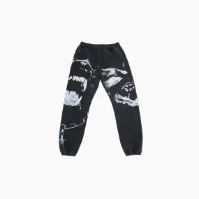 VISCERAL RELAXED SWEATPANTS - VINTAGE BLACK