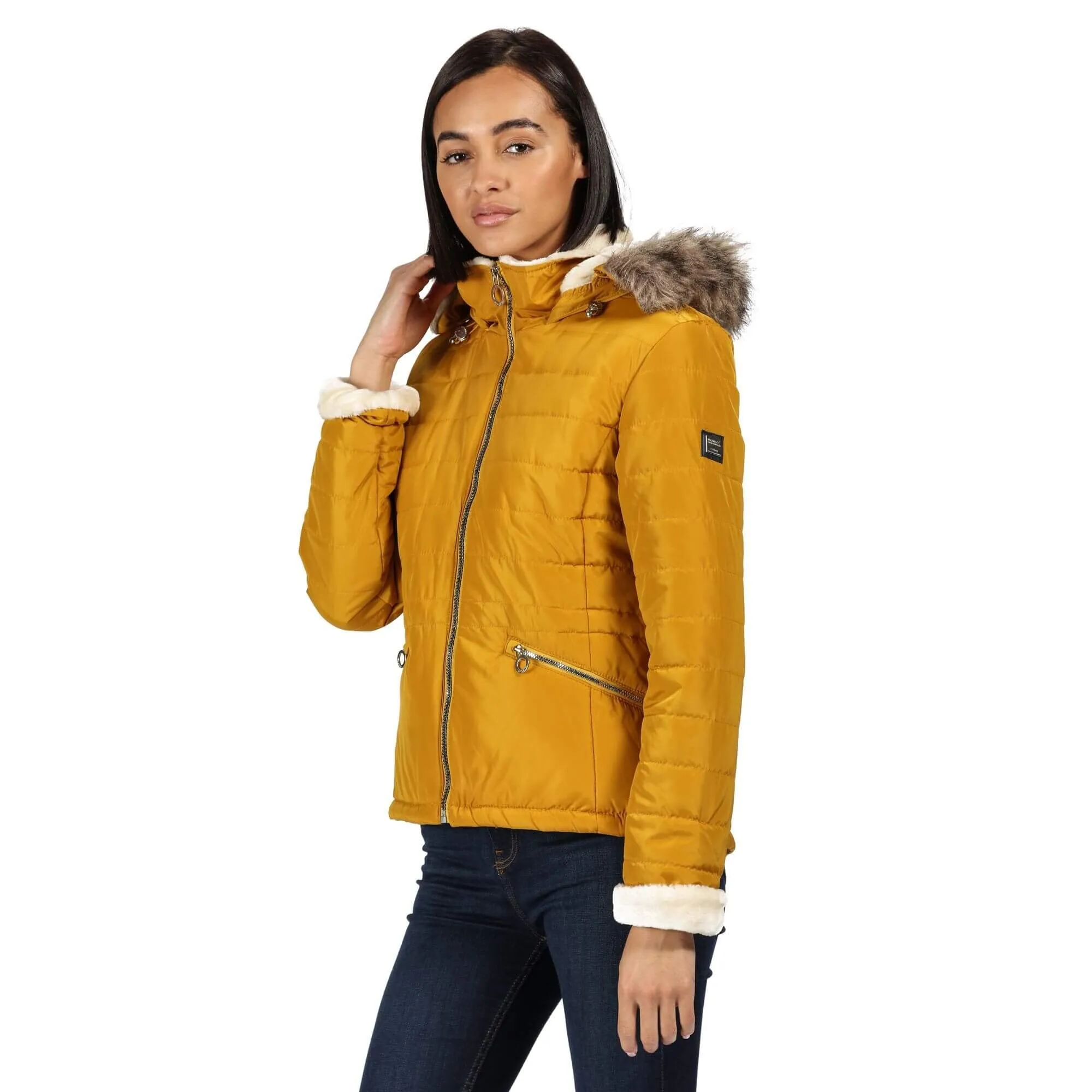 Westlynn Quilted Jacket - Mustard