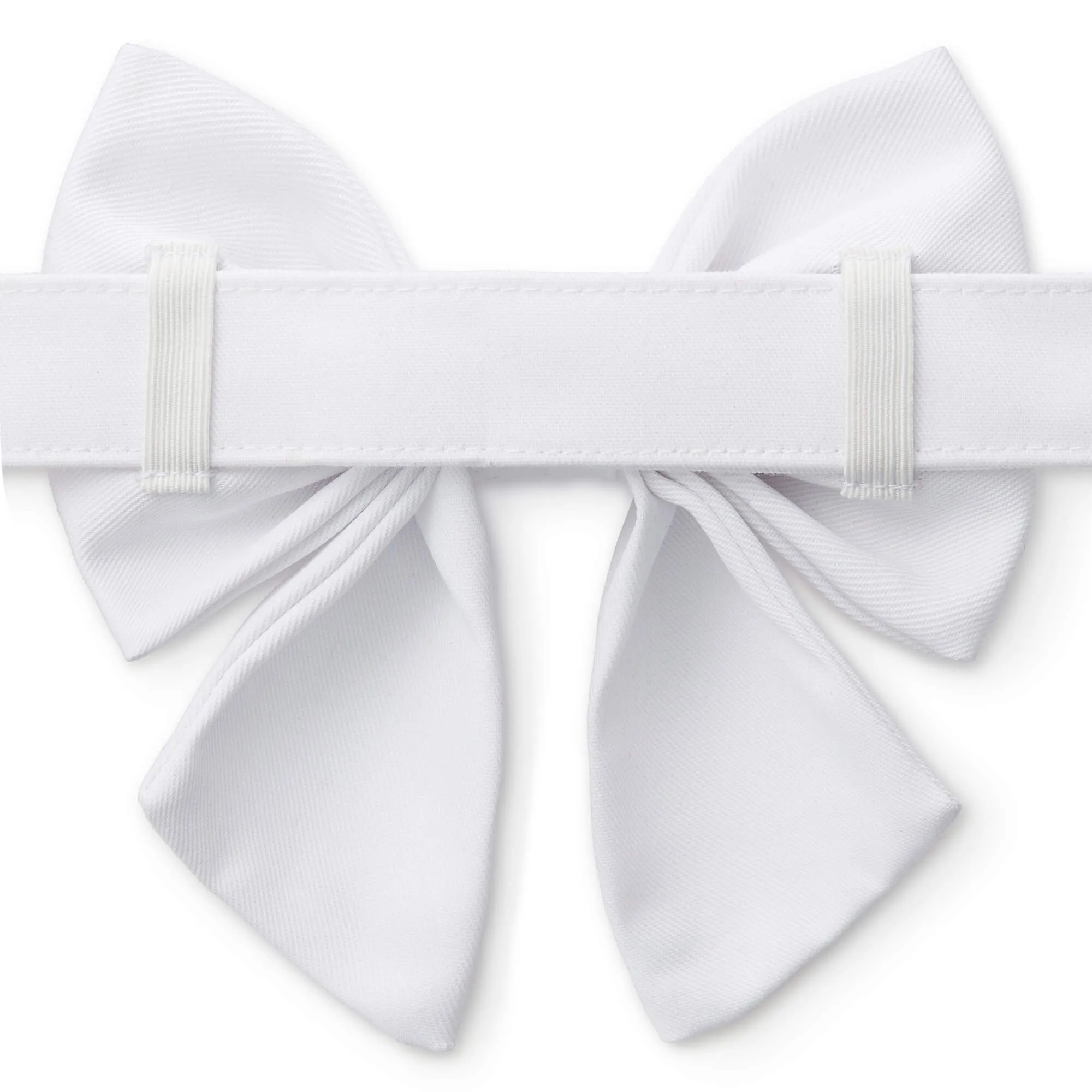 White Lady Dog Bow