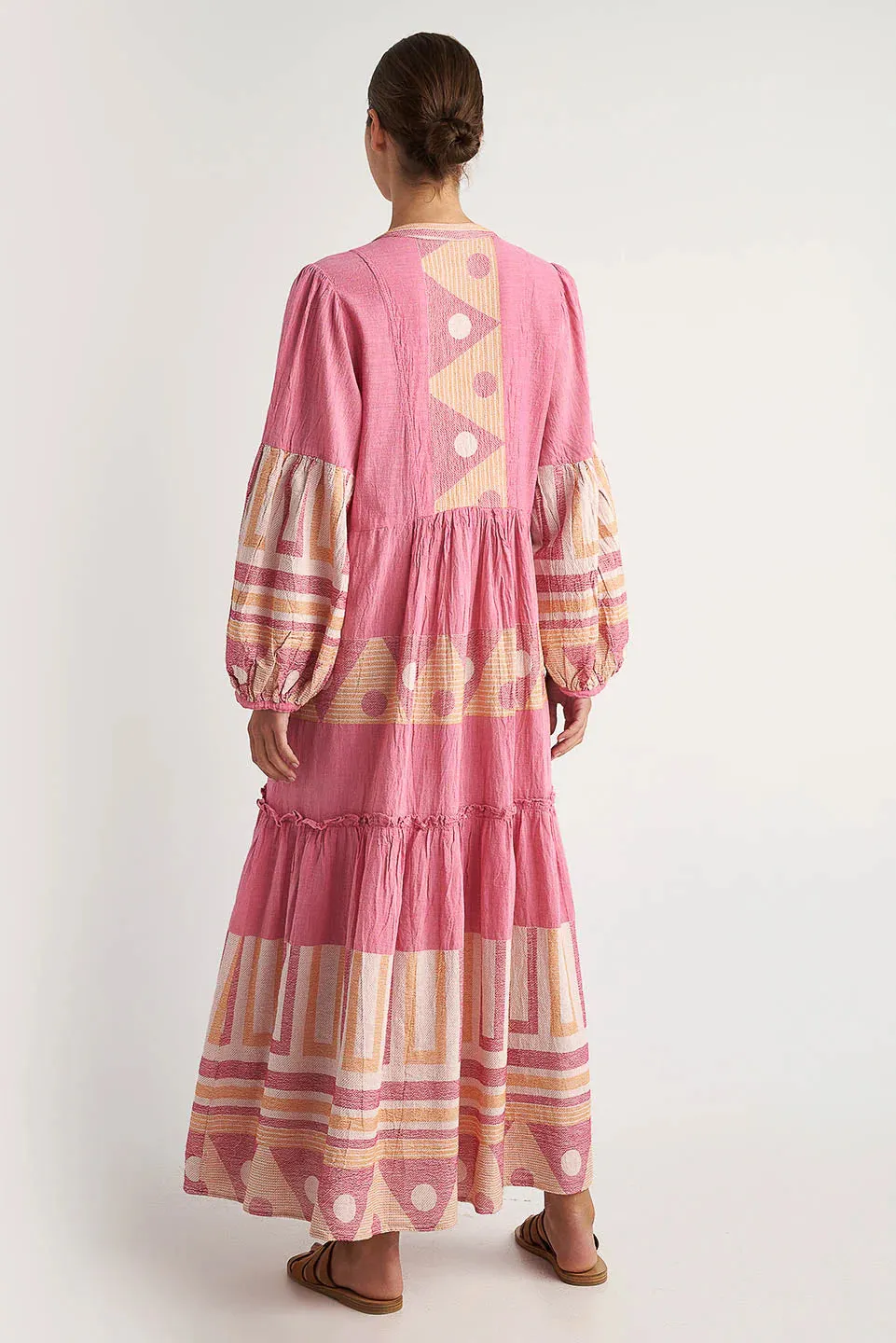 Zakar Maxi Dress in Sifnos Fuchsia