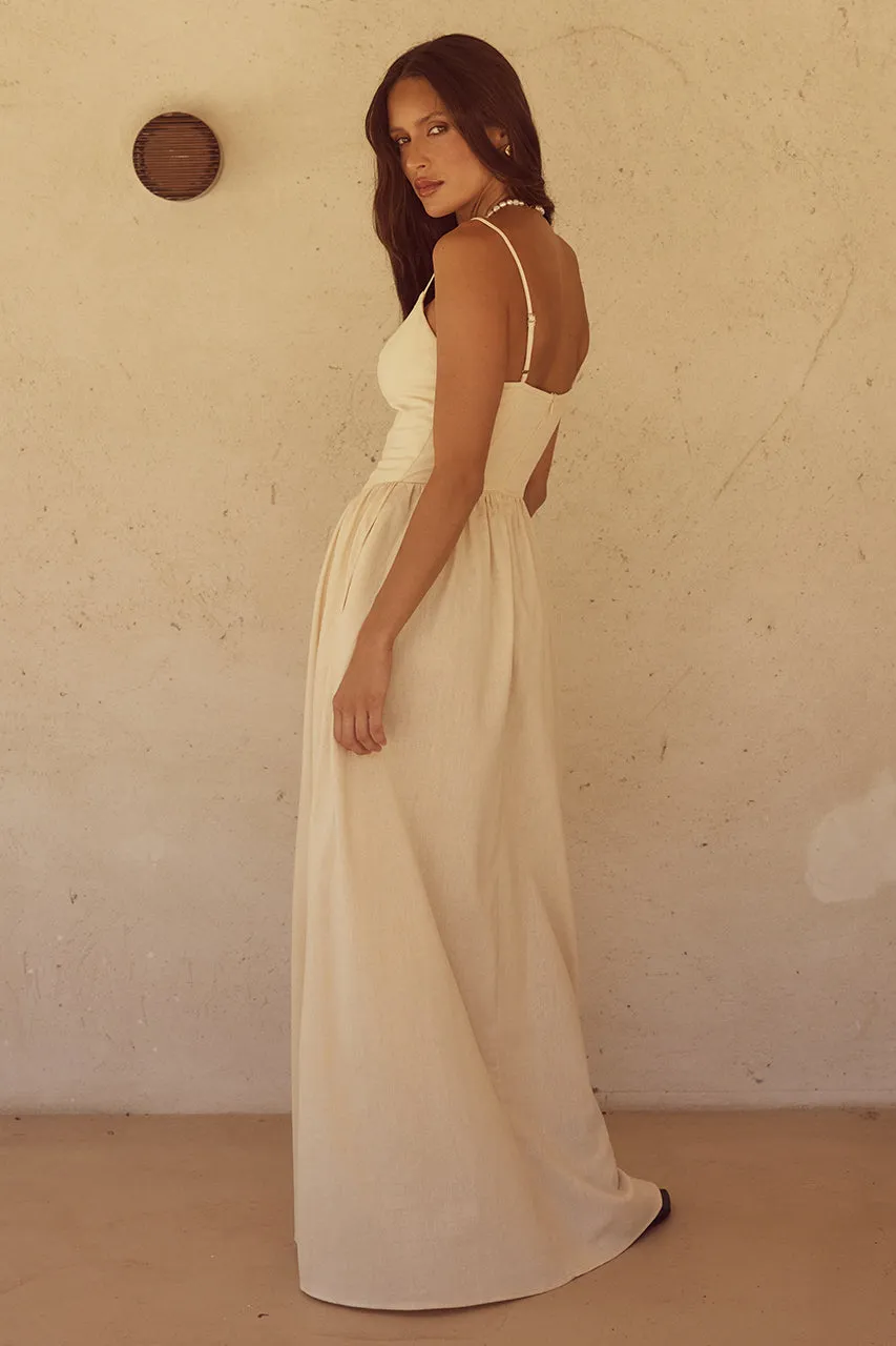 ZEPHY MAXI DRESS - SAND